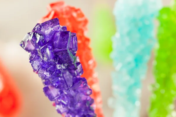 Słodkie słodkie kolorowe Multi Rock Candy — Zdjęcie stockowe