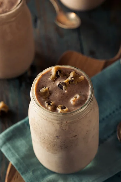 Ev yapımı kurabiye hamur Milkshake — Stok fotoğraf