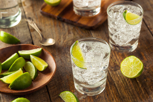 Alcoholic Gin and Tonic