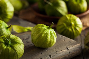 Sağlıklı organik yeşil Tomatillos