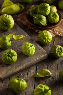 Sağlıklı organik yeşil Tomatillos