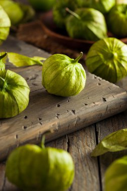 Sağlıklı organik yeşil Tomatillos