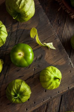 Sağlıklı organik yeşil Tomatillos