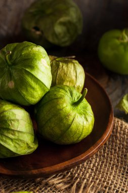 Sağlıklı organik yeşil Tomatillos