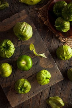 Sağlıklı organik yeşil Tomatillos
