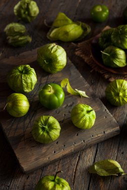 Sağlıklı organik yeşil Tomatillos