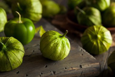 Sağlıklı organik yeşil Tomatillos