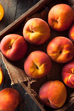 Ham organik sarı şeftali