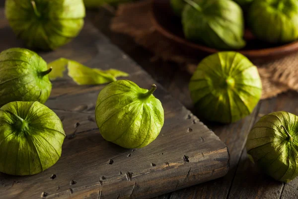 Sağlıklı organik yeşil Tomatillos