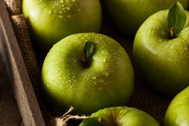 Yeşil granny smith elma