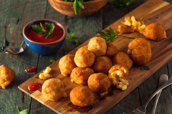 Fried Mac and Cheese Bites — Stock Photo, Image