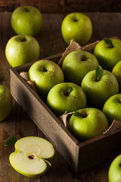 Πράσινο granny smith μήλο — Φωτογραφία Αρχείου