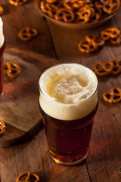 Fresh Brewed Oktoberfest Autumn Ale — Stock Photo, Image