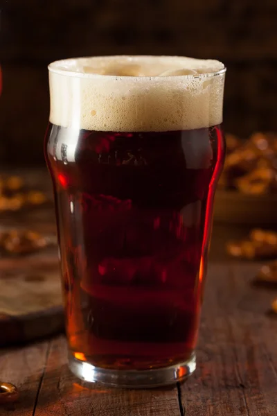 Fresh Brewed Oktoberfest Autumn Ale — Stock Photo, Image