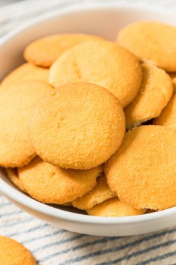 Ev yapımı vanilyalı gofret Hazır Kurabiyeler