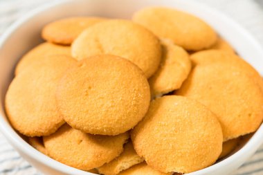 Ev yapımı vanilyalı gofret Hazır Kurabiyeler