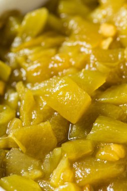 Organik Dilimlenmiş Kapaklı Biberler Birlikte Pişirmeye Hazır