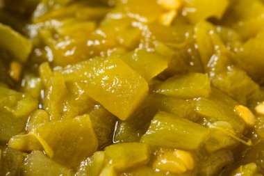 Organik Dilimlenmiş Kapaklı Biberler Birlikte Pişirmeye Hazır