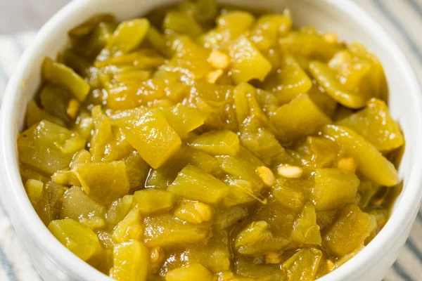 Organik Dilimlenmiş Kapaklı Biberler Birlikte Pişirmeye Hazır