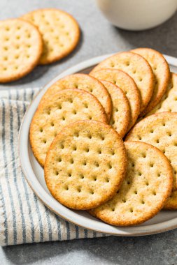 Tabakta tüm organik buğday krakerleri