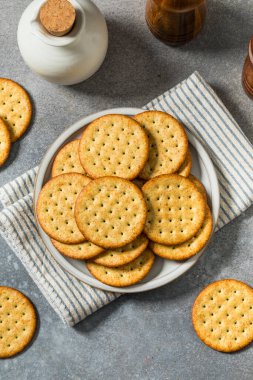 Tabakta tüm organik buğday krakerleri