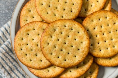 Tabakta tüm organik buğday krakerleri