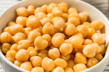 Çiğ Organik Taze Garbanzo Fasulye Nohutları