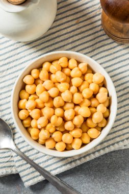 Çiğ Organik Taze Garbanzo Fasulye Nohutları