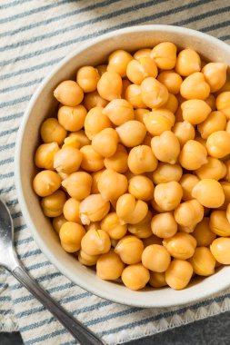 Çiğ Organik Taze Garbanzo Fasulye Nohutları