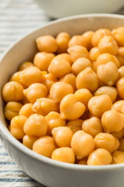 Çiğ Organik Taze Garbanzo Fasulye Nohutları