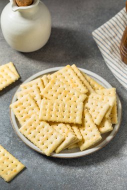 Organik Tuzlu Tereyağlı Krakerler ve Deniz Tuzu