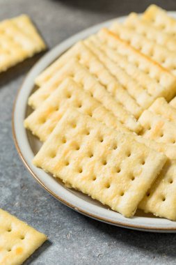 Organic Salty Rectrangle Butter Crackers with Sea Salt