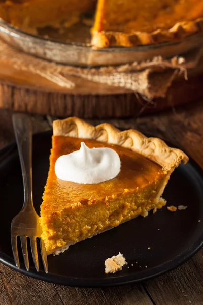 Torta de abóbora caseira festiva — Fotografia de Stock