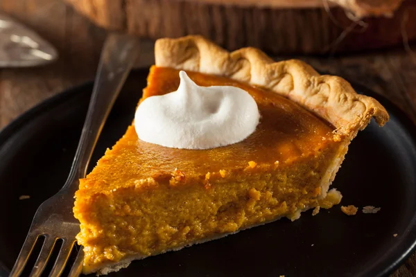 Pastel de calabaza casero festivo —  Fotos de Stock