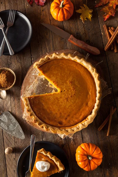 Pastel de calabaza casero festivo —  Fotos de Stock