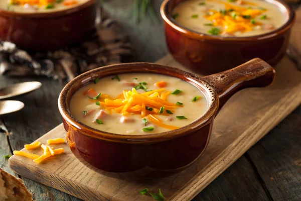Homemade Beer Cheese Soup — Stock Image Homemade Beer Cheese Soup Royalty Free Stock Photos