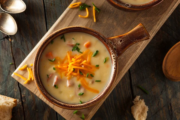 Homemade Beer Cheese Soup — Stock Image Homemade Beer Cheese Soup Royalty Free Stock Images