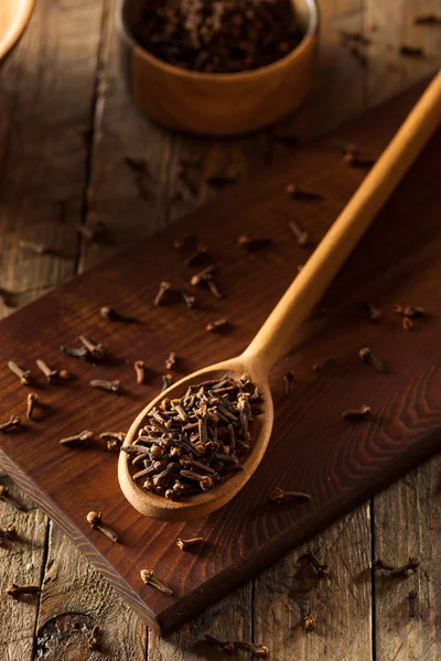 RAW brun ekologiskt kryddnejlika — Stockfoto