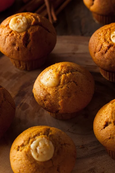 Hausgemachte Kürbis-Gewürz-Muffins — Stockfoto