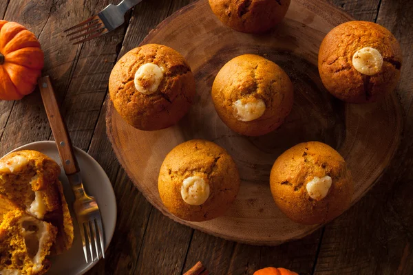 Muffins de especiarias de abóbora caseiro — Fotografia de Stock