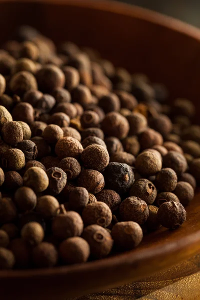 Raw Organic Brown Allspice — Stock Photo, Image