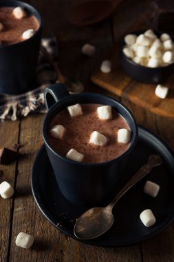 Ev yapımı sıcak sıcak çikolata