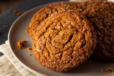 Warm Homemade Gingersnap Cookies clipart