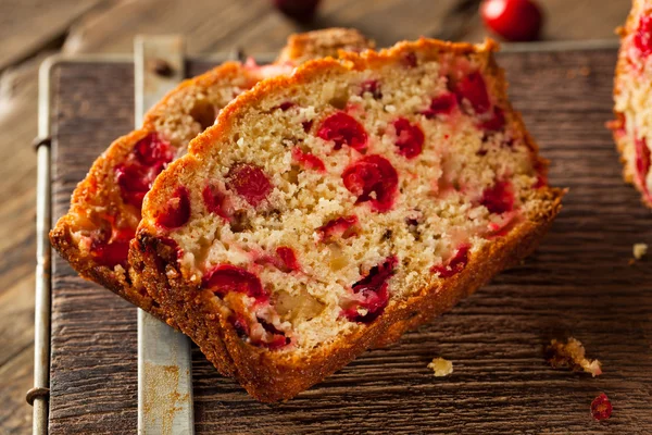Heet zelfgemaakte Cranberry Brood — Stockfoto