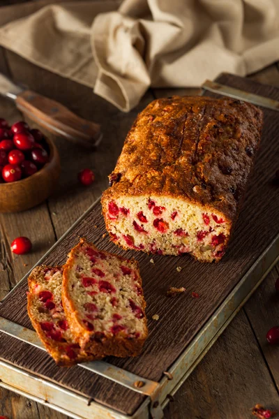 Heet zelfgemaakte Cranberry Brood — Stockfoto