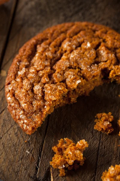 Ciepły Gingersnap domowe ciasteczka — Zdjęcie stockowe