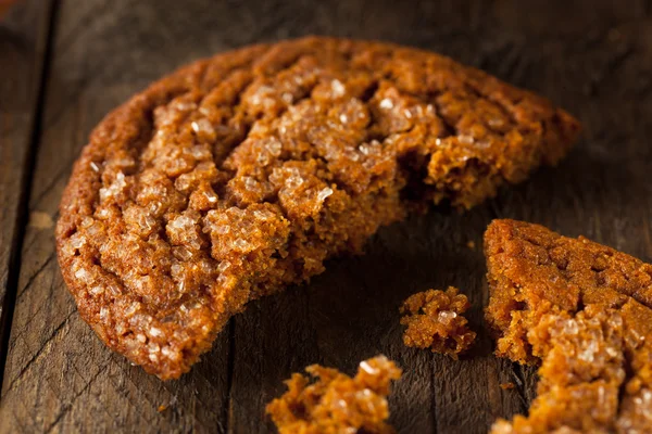 温かい自家製 Gingersnap のクッキー — ストック写真