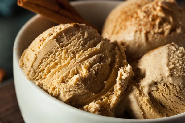 Мороженое из тыквенного пирога — стоковое фото