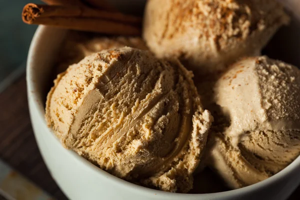 Мороженое из тыквенного пирога — стоковое фото