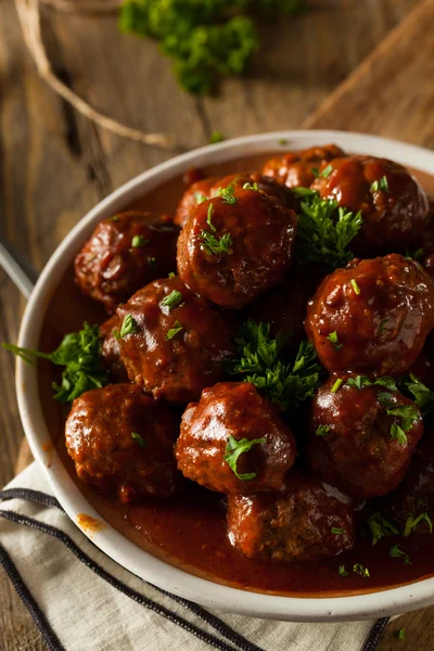 Homemade Barbecue Meat Balls — Stock Photo, Image